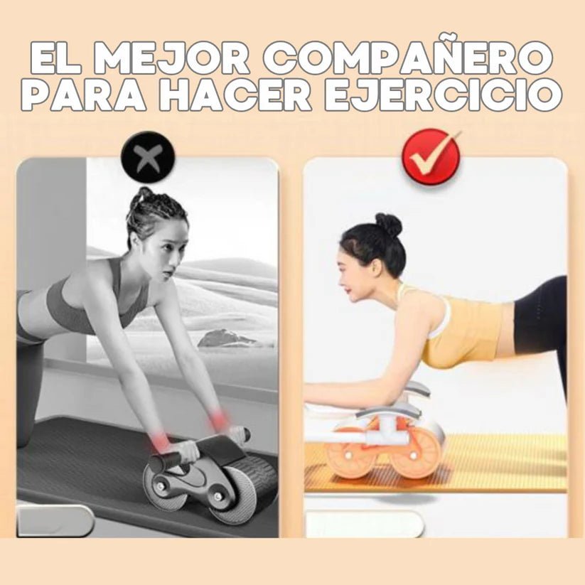 AbsRoller™ - Rueda Abdominal con Rebote Automático y Soporte para Codo - Mi tienda