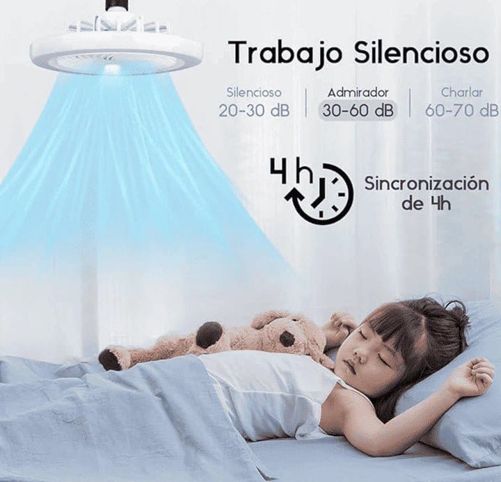 💡🌬️ FOCO LED 3 EN 1 CON VENTILADOR 360° - 50 WATTS ❄️✨ ¡OFERTÓN IMPERDIBLE! - Mi tienda